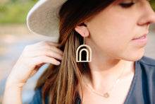 Load image into Gallery viewer, Golden Bow Earrings