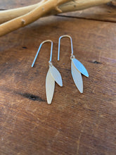 Load image into Gallery viewer, Silver Olive Branch Earrings