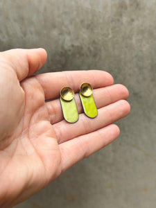 Chartreuse Meraki Earrings